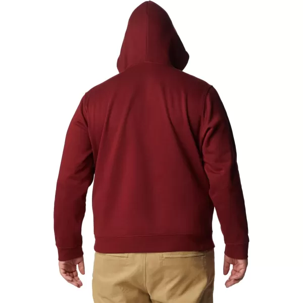 imageColumbia Mens Trek HoodieRed JasperCsc Sleeve Logo