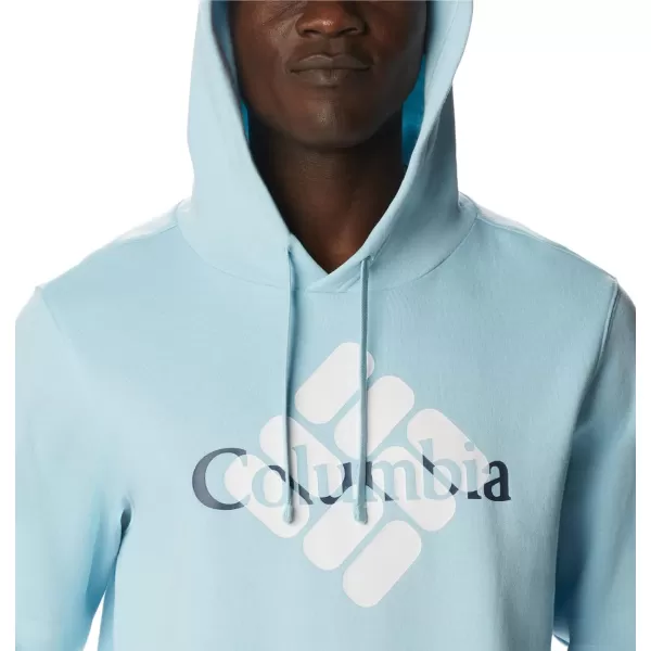 imageColumbia Mens Trek HoodieSky BlueCentered Gem Logo