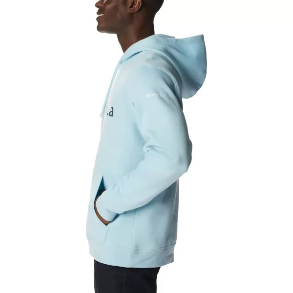 imageColumbia Mens Trek HoodieSky BlueCentered Gem Logo
