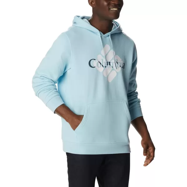 imageColumbia Mens Trek HoodieSky BlueCentered Gem Logo