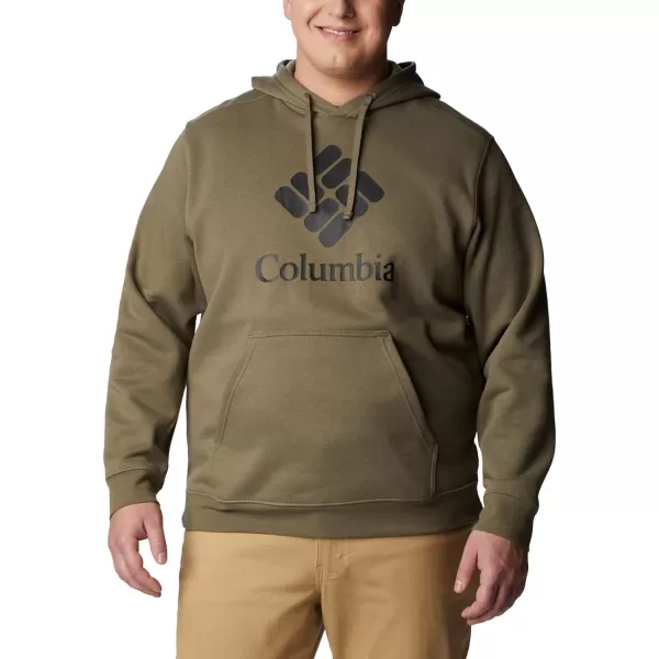 imageColumbia Mens Trek HoodieStone GreenCsc Stacked Graphic