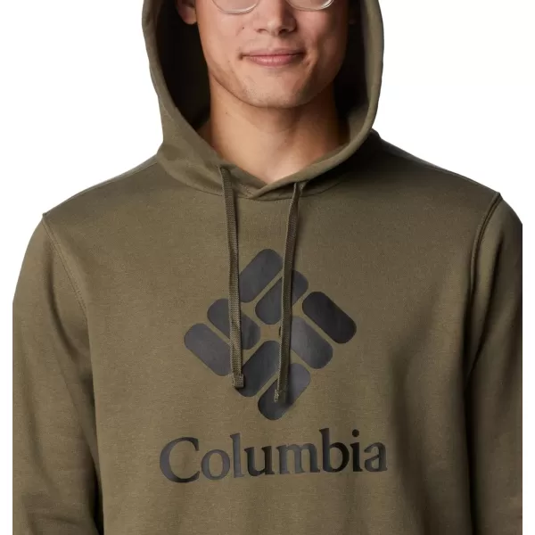 imageColumbia Mens Trek HoodieStone GreenCsc Stacked Graphic