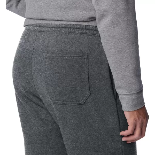 imageColumbia Mens Trek ShortCharcoal HeatherBlack Vertical Logo