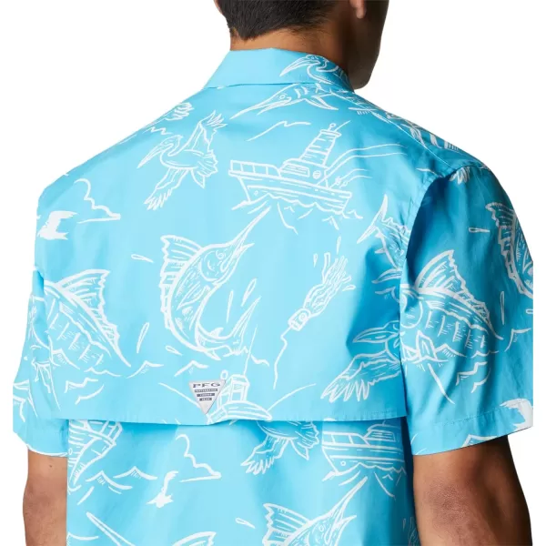 imageColumbia Mens Trollers Best Short Sleeve ShirtAtoll Mighty Marlins Print