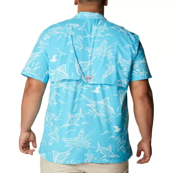 imageColumbia Mens Trollers Best Short Sleeve ShirtAtoll Mighty Marlins Print