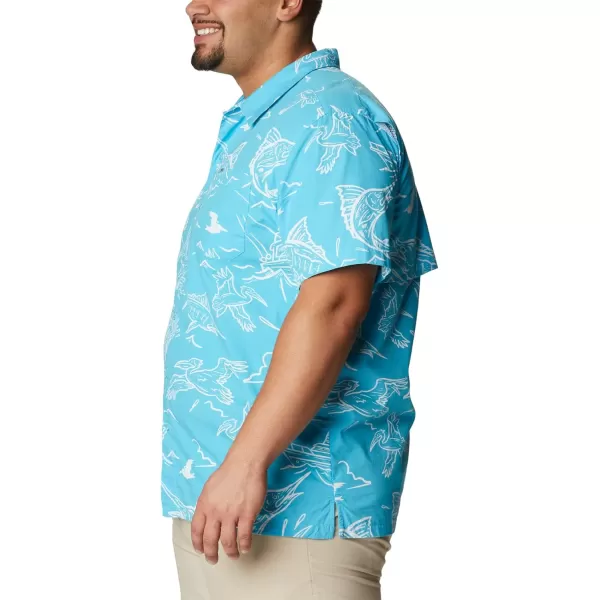 imageColumbia Mens Trollers Best Short Sleeve ShirtAtoll Mighty Marlins Print