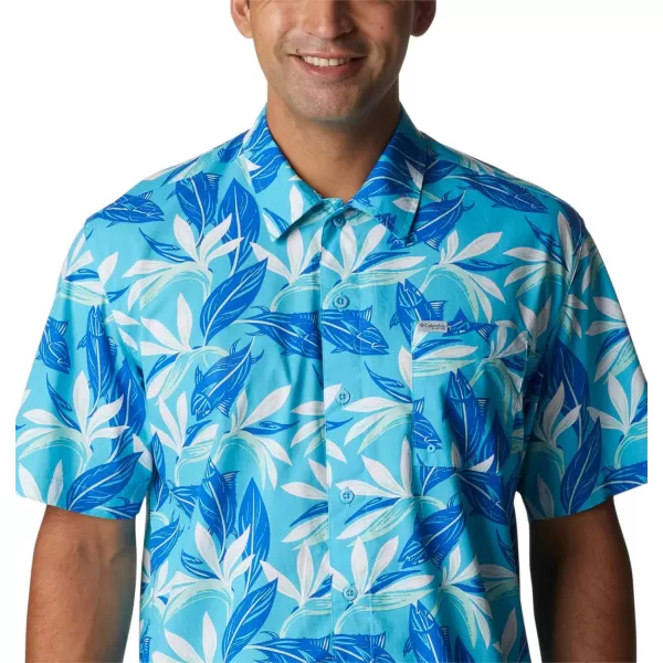 imageColumbia Mens Trollers Best Short Sleeve ShirtAtoll Tuna Paradise Print