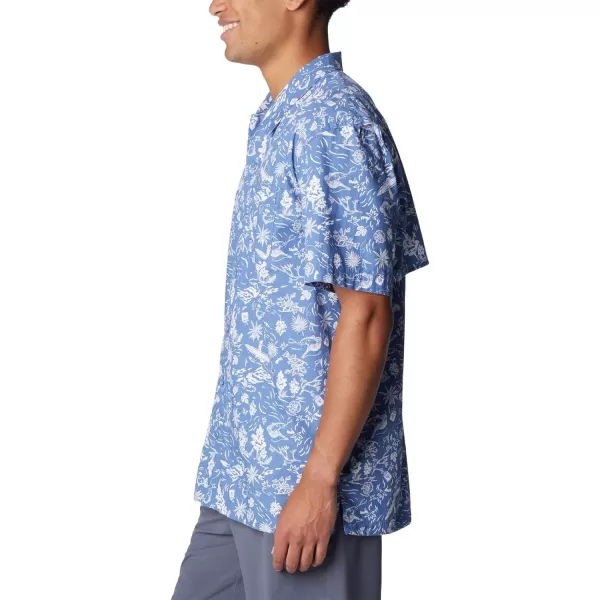 imageColumbia Mens Trollers Best Short Sleeve ShirtBluebellKahawai