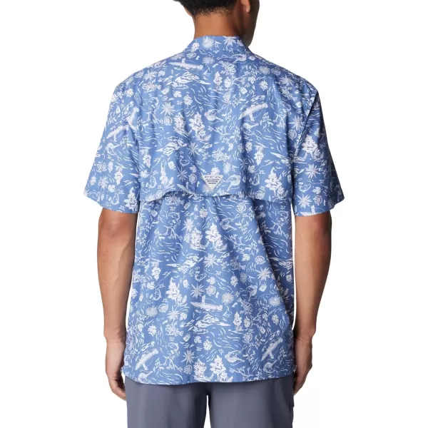 imageColumbia Mens Trollers Best Short Sleeve ShirtBluebellKahawai