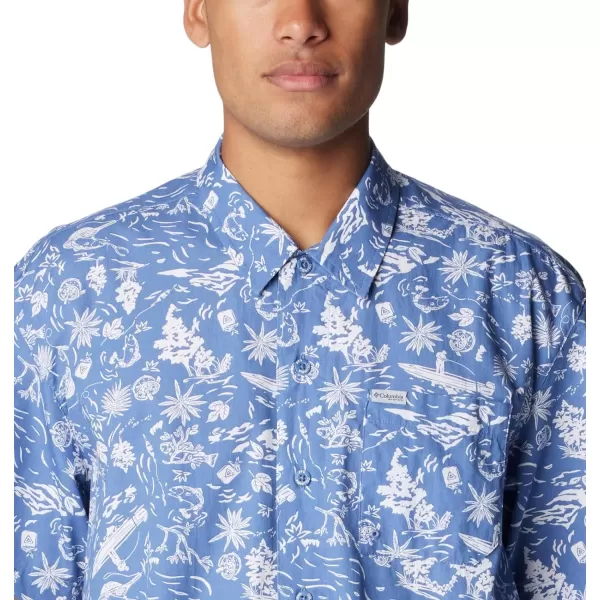 imageColumbia Mens Trollers Best Short Sleeve ShirtBluebellKahawai