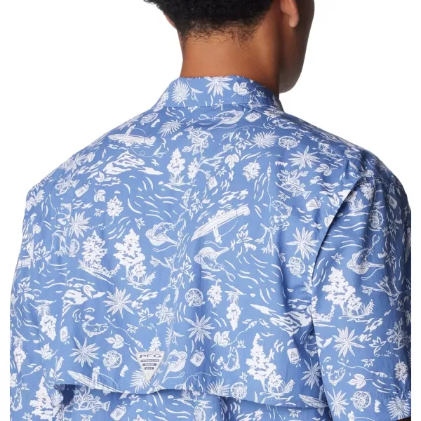 imageColumbia Mens Trollers Best Short Sleeve ShirtBluebellKahawai