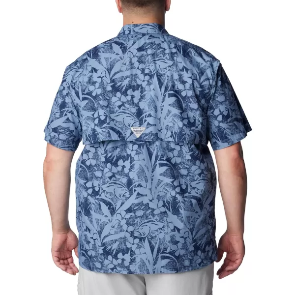 imageColumbia Mens Trollers Best Short Sleeve ShirtBluestone Basstyle Print