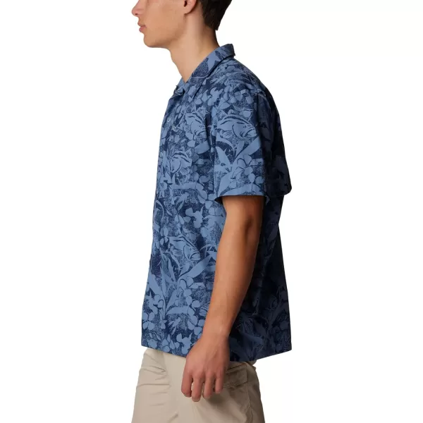imageColumbia Mens Trollers Best Short Sleeve ShirtBluestone Basstyle Print