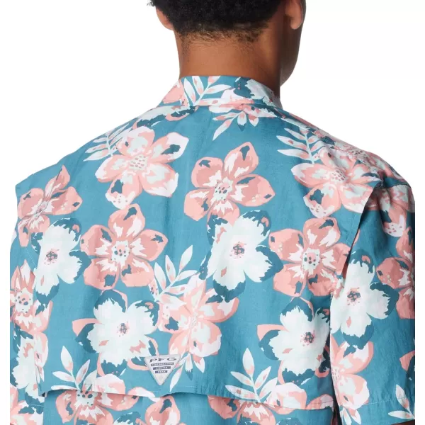 imageColumbia Mens Trollers Best Short Sleeve ShirtCanyon BlueBotanicraze
