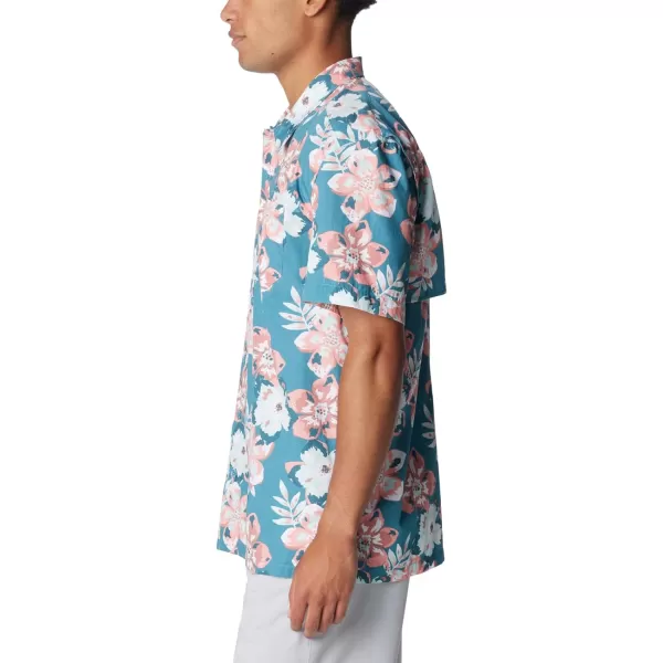 imageColumbia Mens Trollers Best Short Sleeve ShirtCanyon BlueBotanicraze