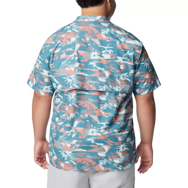 imageColumbia Mens Trollers Best Short Sleeve ShirtCanyon BlueFullcast
