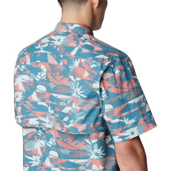 imageColumbia Mens Trollers Best Short Sleeve ShirtCanyon BlueFullcast