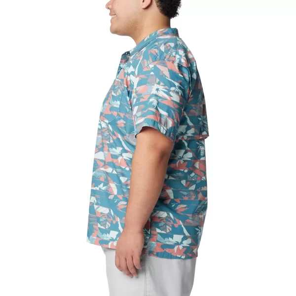 imageColumbia Mens Trollers Best Short Sleeve ShirtCanyon BlueFullcast