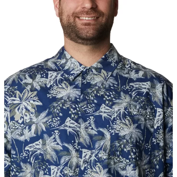 imageColumbia Mens Trollers Best Short Sleeve ShirtCarbon Festive Fishin Print