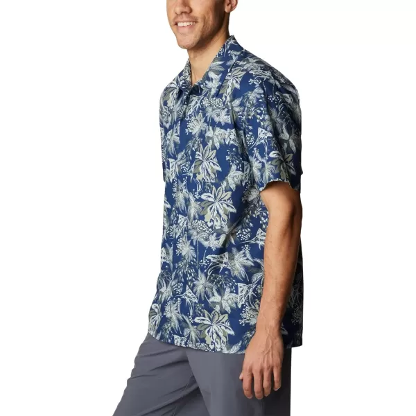 imageColumbia Mens Trollers Best Short Sleeve ShirtCarbon Festive Fishin Print