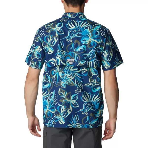 imageColumbia Mens Trollers Best Short Sleeve ShirtCarbon Wildwaters Print