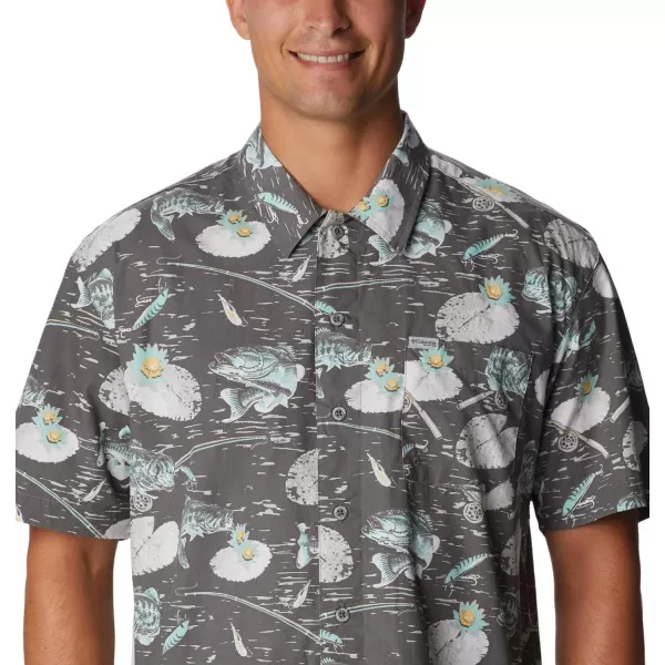 imageColumbia Mens Trollers Best Short Sleeve ShirtCity Grey Bassman