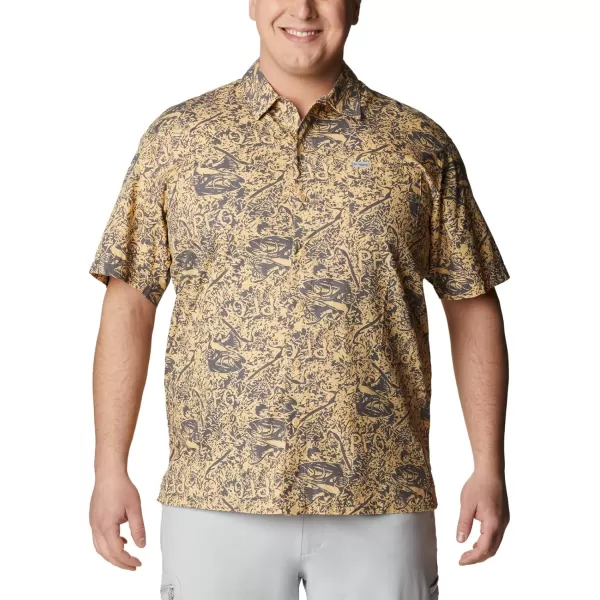 imageColumbia Mens Trollers Best Short Sleeve ShirtCocoa Butter Bass Baiting