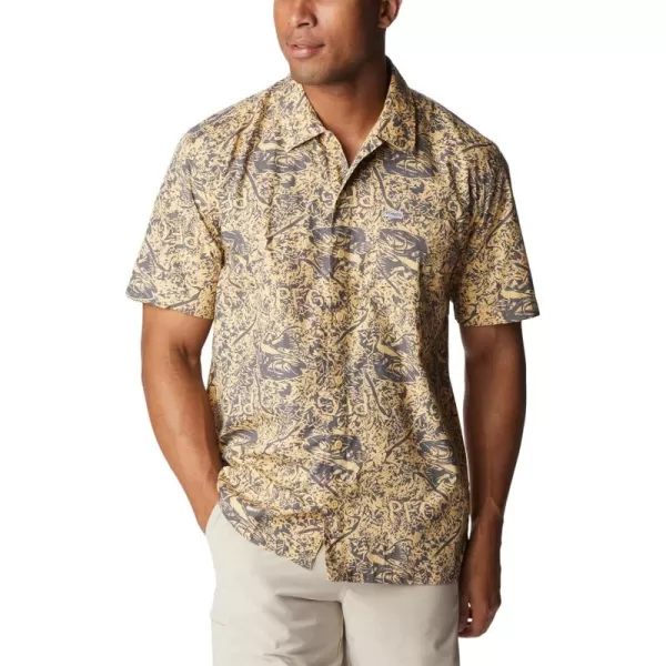 imageColumbia Mens Trollers Best Short Sleeve ShirtCocoa Butter Bass Baiting