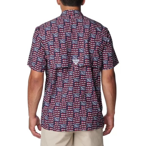 imageColumbia Mens Trollers Best Short Sleeve ShirtCollegiate NavyPfg Banner