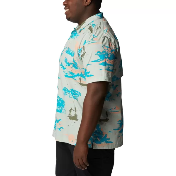 imageColumbia Mens Trollers Best Short Sleeve ShirtCool Green Casting Kings
