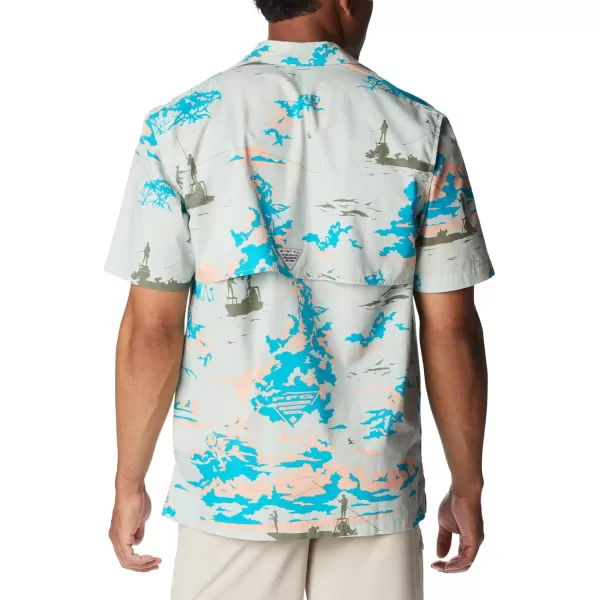 imageColumbia Mens Trollers Best Short Sleeve ShirtCool Green Casting Kings