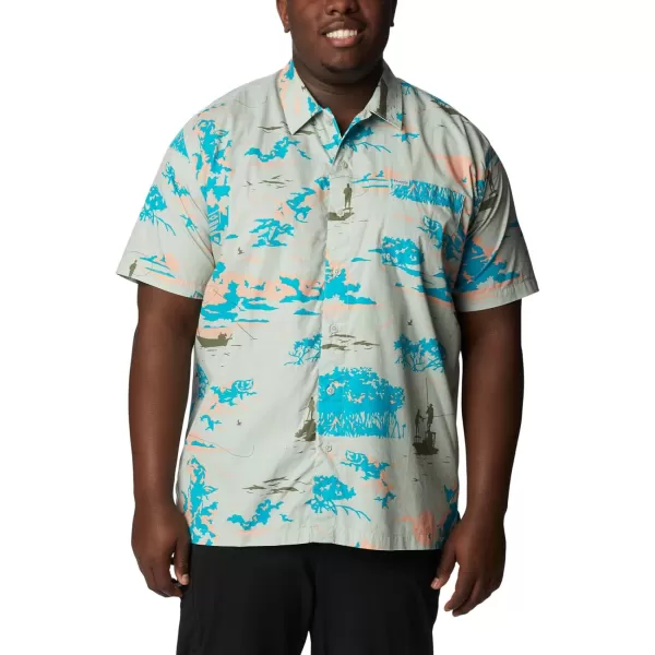 imageColumbia Mens Trollers Best Short Sleeve ShirtCool Green Casting Kings