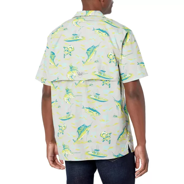 imageColumbia Mens Trollers Best Short Sleeve ShirtCool Grey Reel Dreamz Print