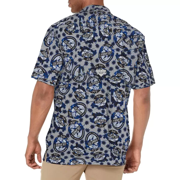 imageColumbia Mens Trollers Best Short Sleeve ShirtCool Grey Spirits N Sails Print