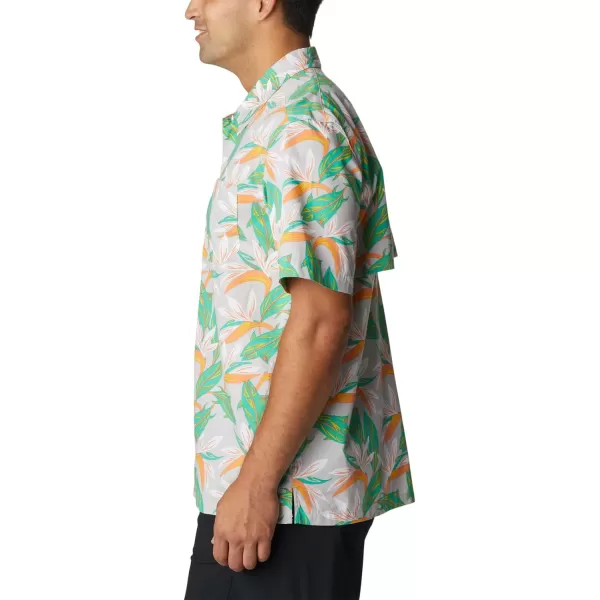 imageColumbia Mens Trollers Best Short Sleeve ShirtCool Grey Tuna Paradise Print