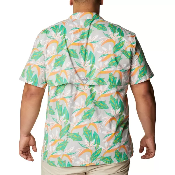 imageColumbia Mens Trollers Best Short Sleeve ShirtCool Grey Tuna Paradise Print
