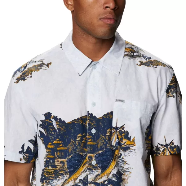 imageColumbia Mens Trollers Best Short Sleeve ShirtDaydream Sailfish Village Print