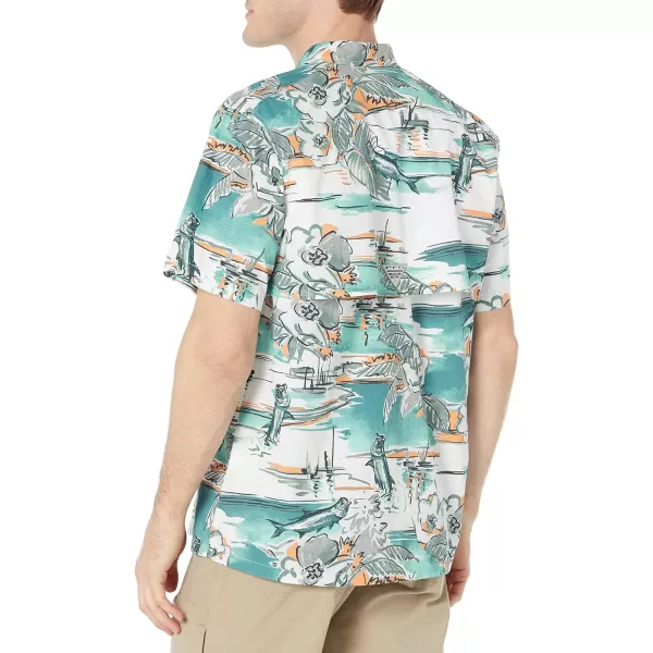 imageColumbia Mens Trollers Best Short Sleeve ShirtGulf Stream Marina Vacation Print