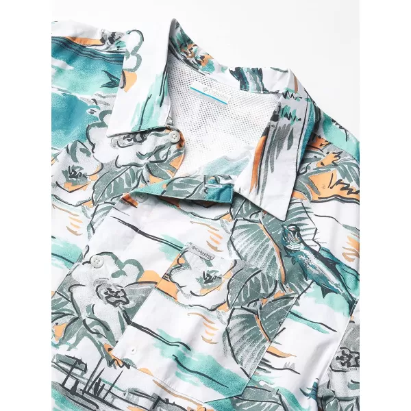 imageColumbia Mens Trollers Best Short Sleeve ShirtGulf Stream Marina Vacation Print