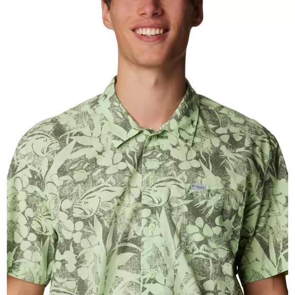 imageColumbia Mens Trollers Best Short Sleeve ShirtKey West Basstyle Print