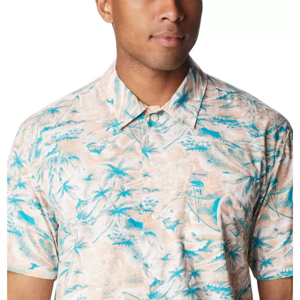 imageColumbia Mens Trollers Best Short Sleeve ShirtLight Coral Seaday