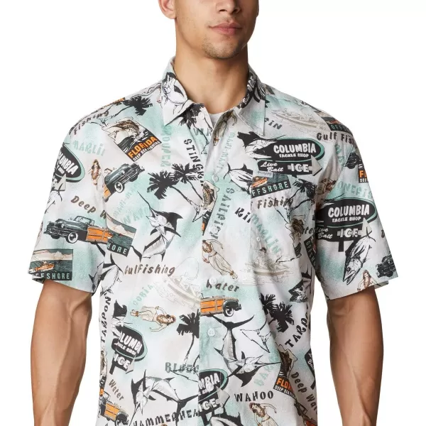 imageColumbia Mens Trollers Best Short Sleeve ShirtPond Offshore Archive Print