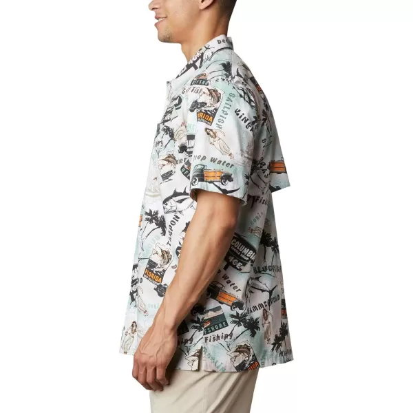 imageColumbia Mens Trollers Best Short Sleeve ShirtPond Offshore Archive Print