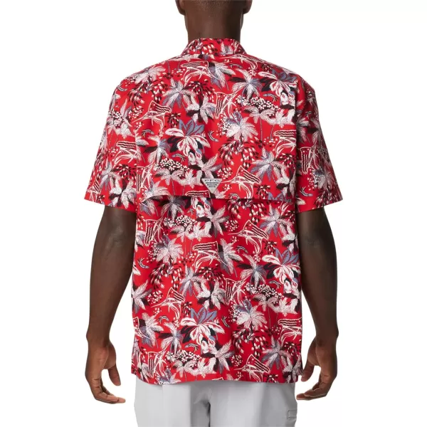 imageColumbia Mens Trollers Best Short Sleeve ShirtRed Spark Fireworks Fish Print