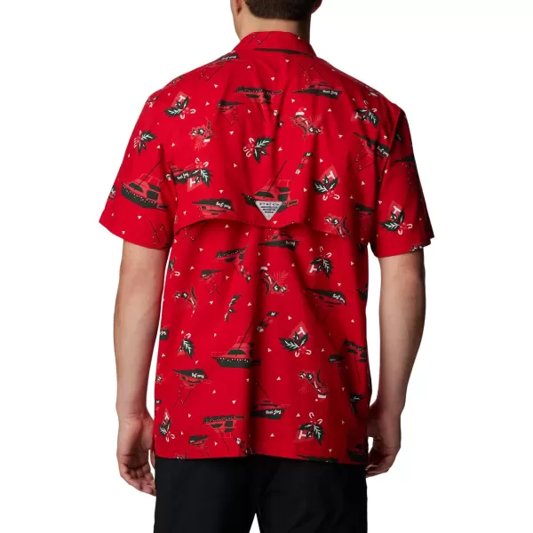 imageColumbia Mens Trollers Best Short Sleeve ShirtRed Spark Reel Joy Print