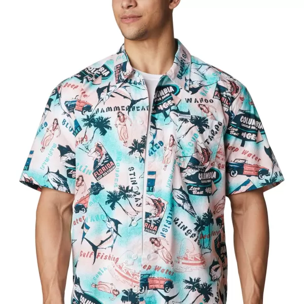 imageColumbia Mens Trollers Best Short Sleeve ShirtSalmon Offshore Archive Print