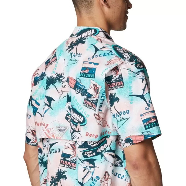 imageColumbia Mens Trollers Best Short Sleeve ShirtSalmon Offshore Archive Print