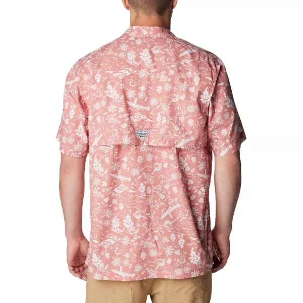 imageColumbia Mens Trollers Best Short Sleeve ShirtSandalwood PinkKahawai