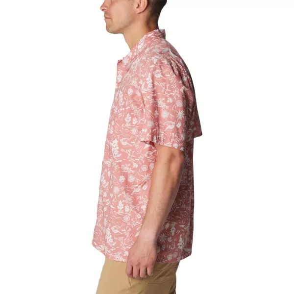 imageColumbia Mens Trollers Best Short Sleeve ShirtSandalwood PinkKahawai