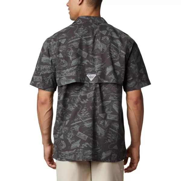 imageColumbia Mens Trollers Best Short Sleeve ShirtShark Freshwater Roots Print
